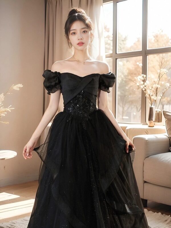 3. Party Dress (Black) - Image 3
