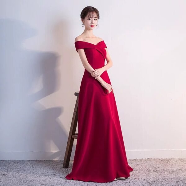 5. Party Dress (Red) - Image 2