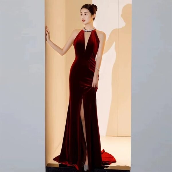 4. Party Dress (Red) - Image 2