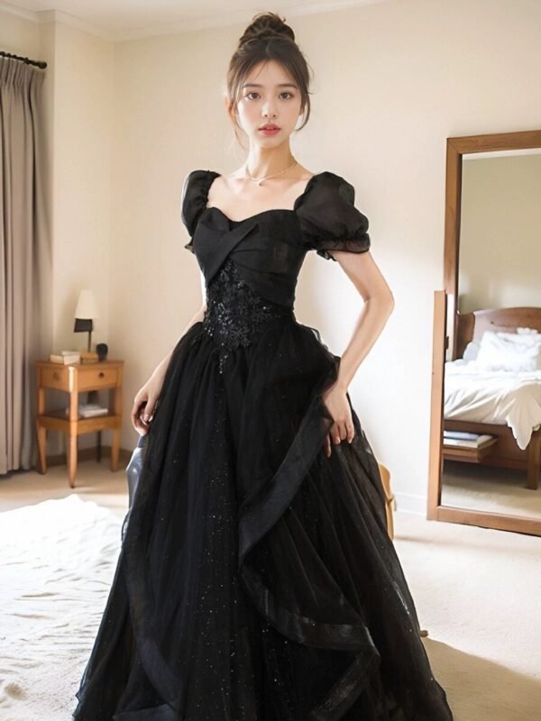 3. Party Dress (Black) - Image 5