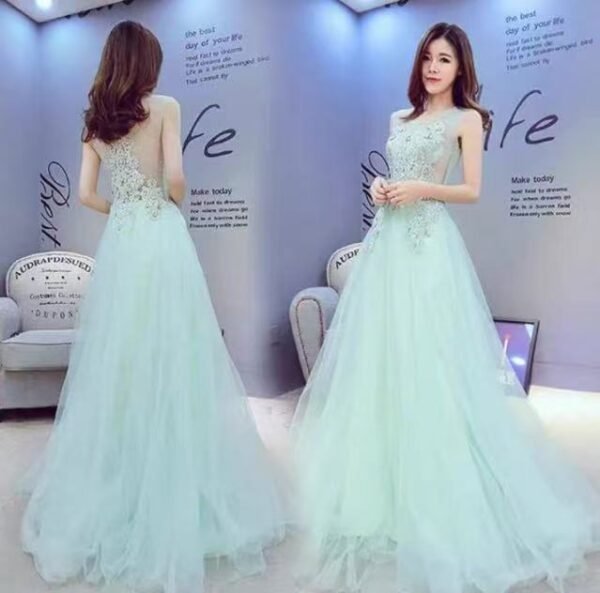 46. Light Green Prom Dress - Image 2