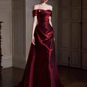 48. Luxurious Red Gown