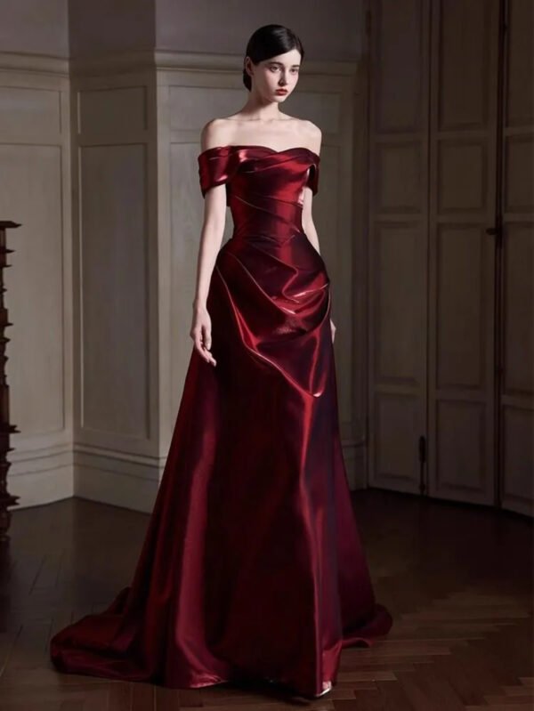 48. Luxurious Red Gown