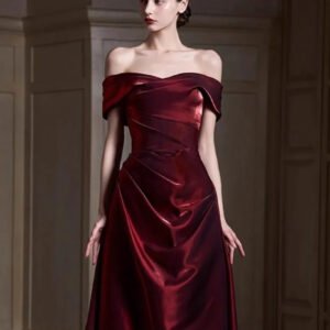 48. Luxurious Red Gown